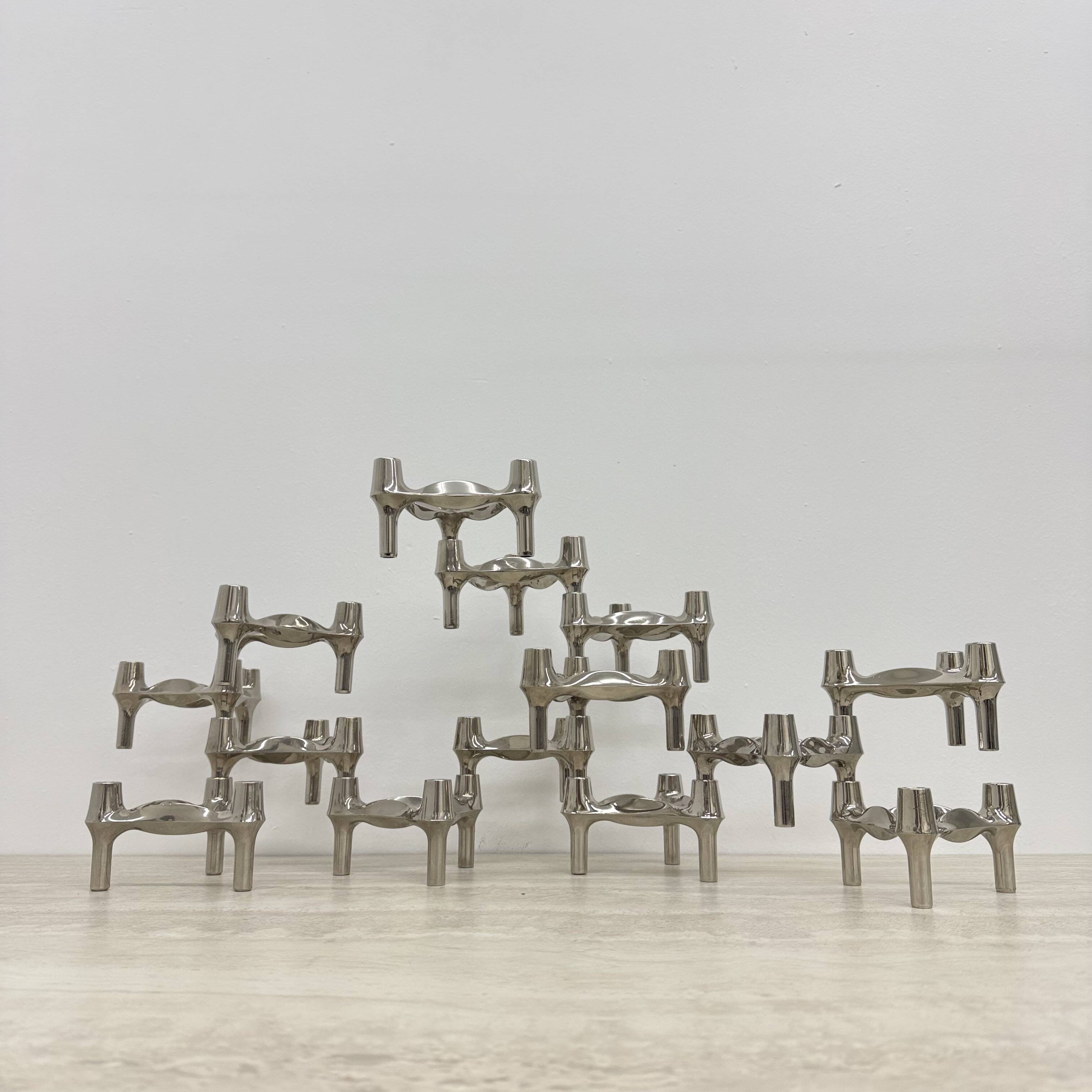 Large XL Candlestick by Fritz Nagel & Ceasar Stoffi and manufactured by BMF