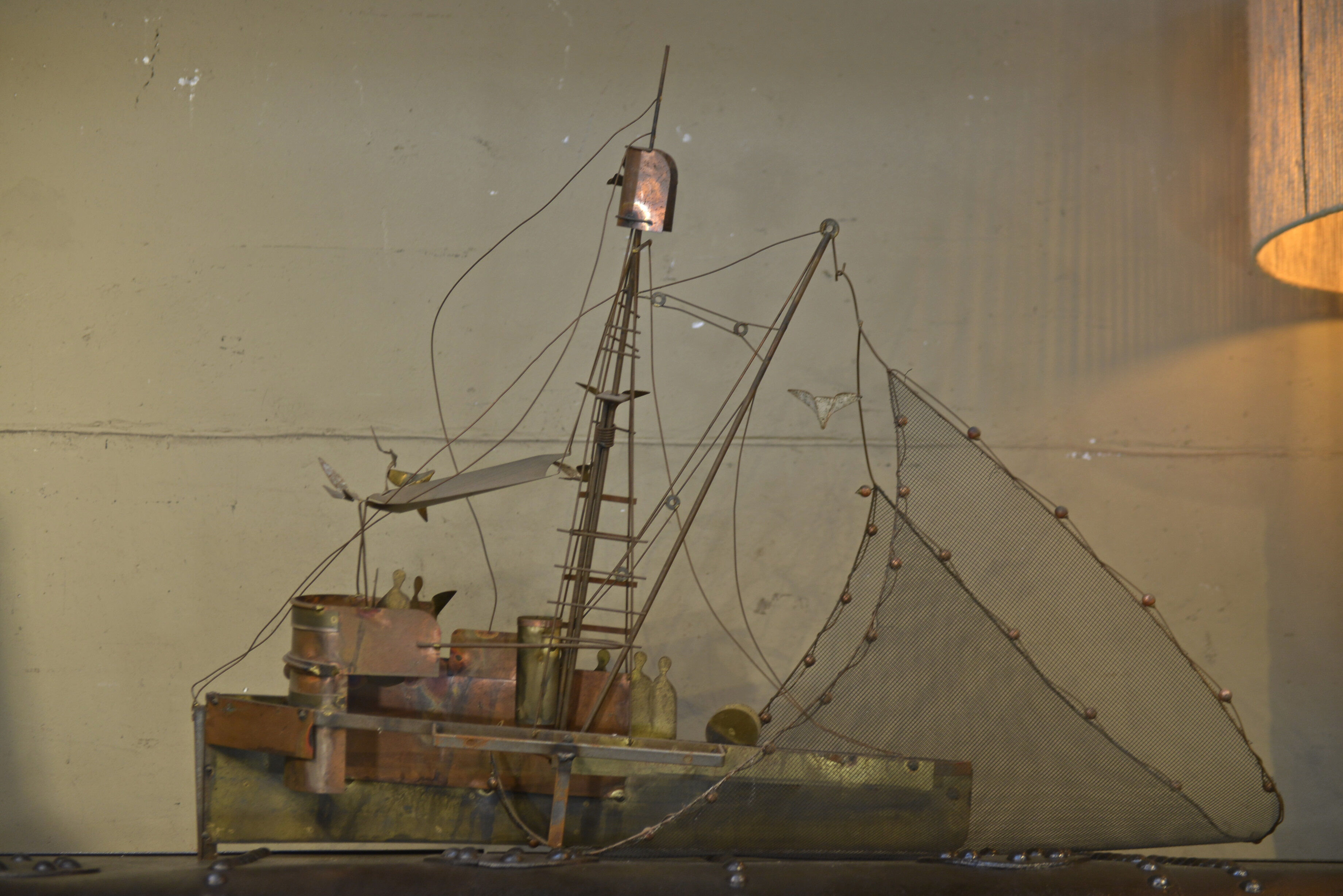 Brass Boat 1995 by Curtis Gere