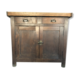 Buffet, old chopping block