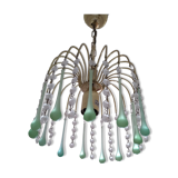 Chandelier pampilles 60s