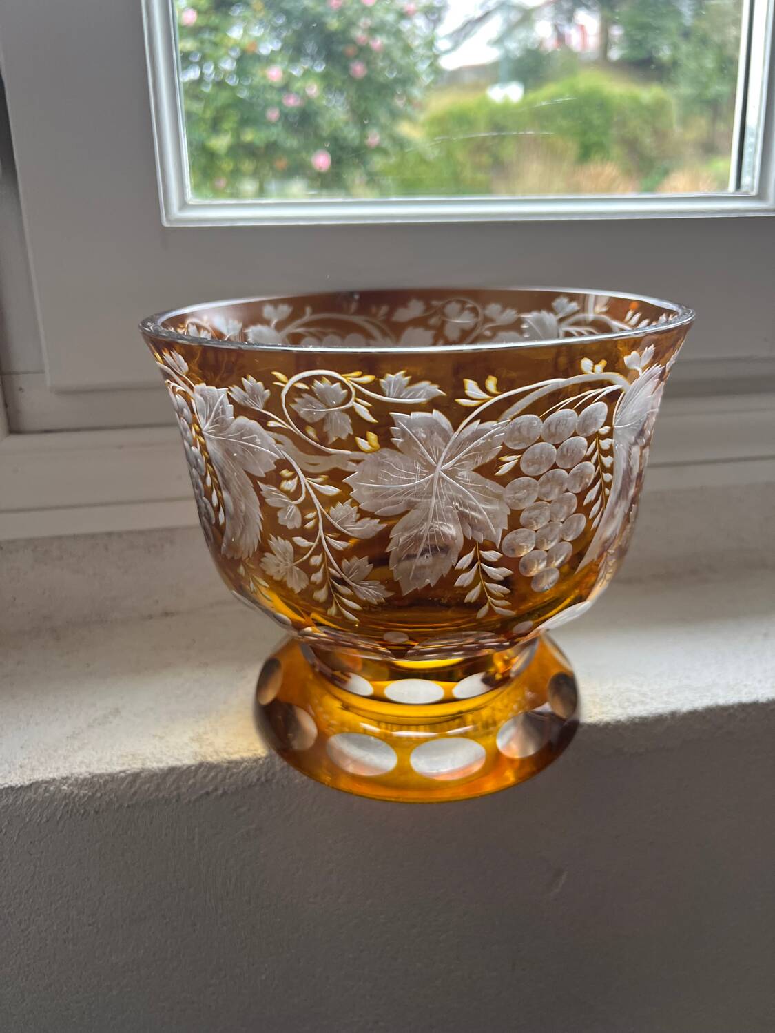Bohemian crystal cup