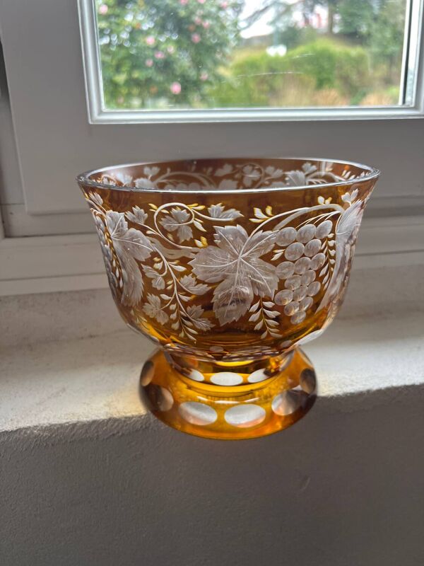 Coupe en cristal de Bohème