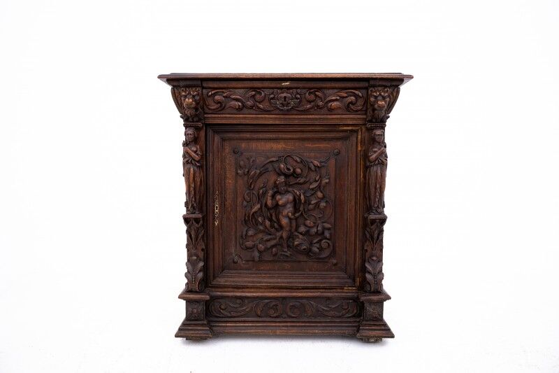 Carved chest of drawers, France, circa 1840.