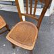 Paire de chaises bistrot bois courbé