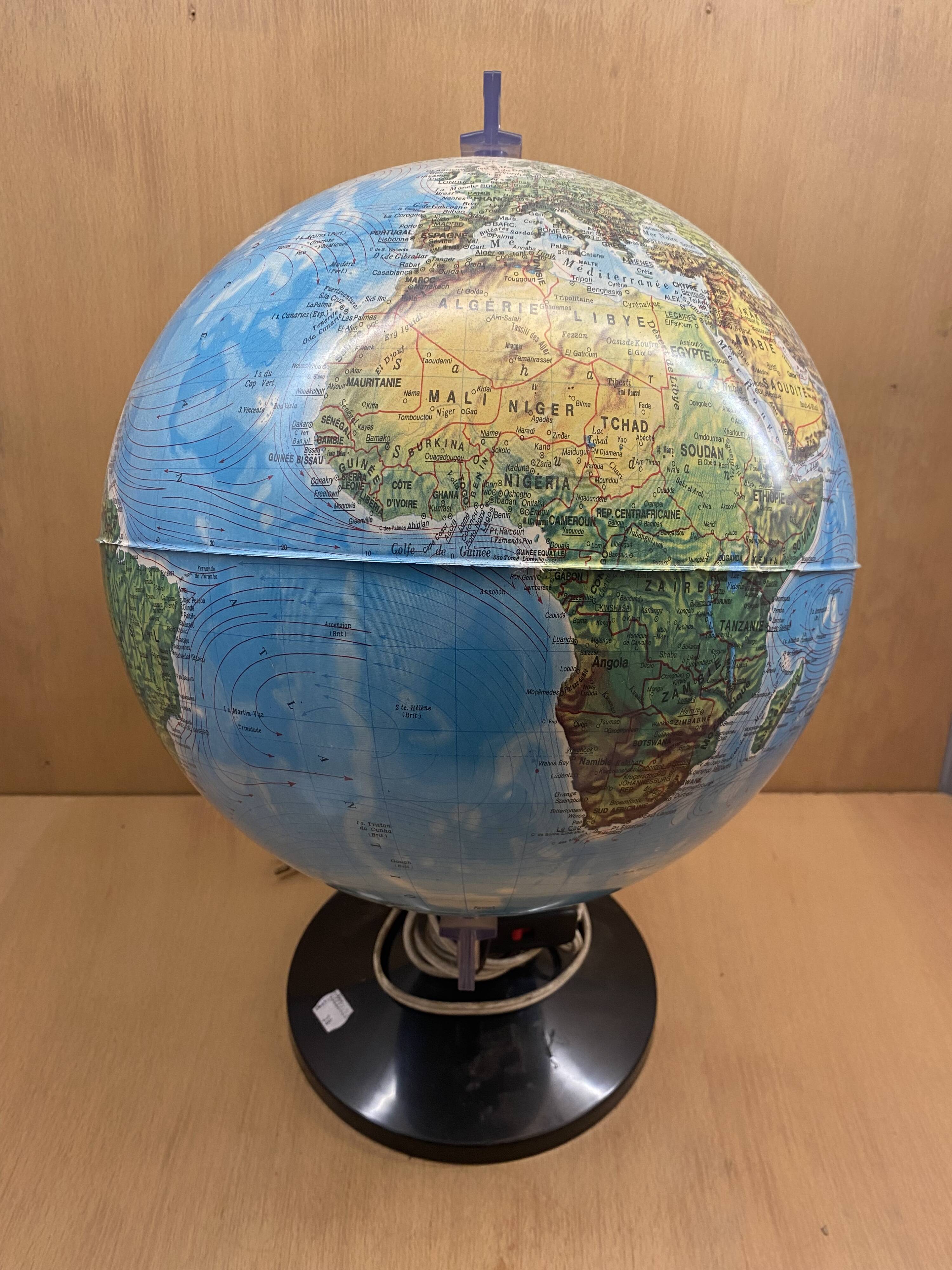 Terrestrial globe 80s