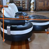 Canapé 3 places par Mario Spinelli, signé Formenti, Italie – 1980