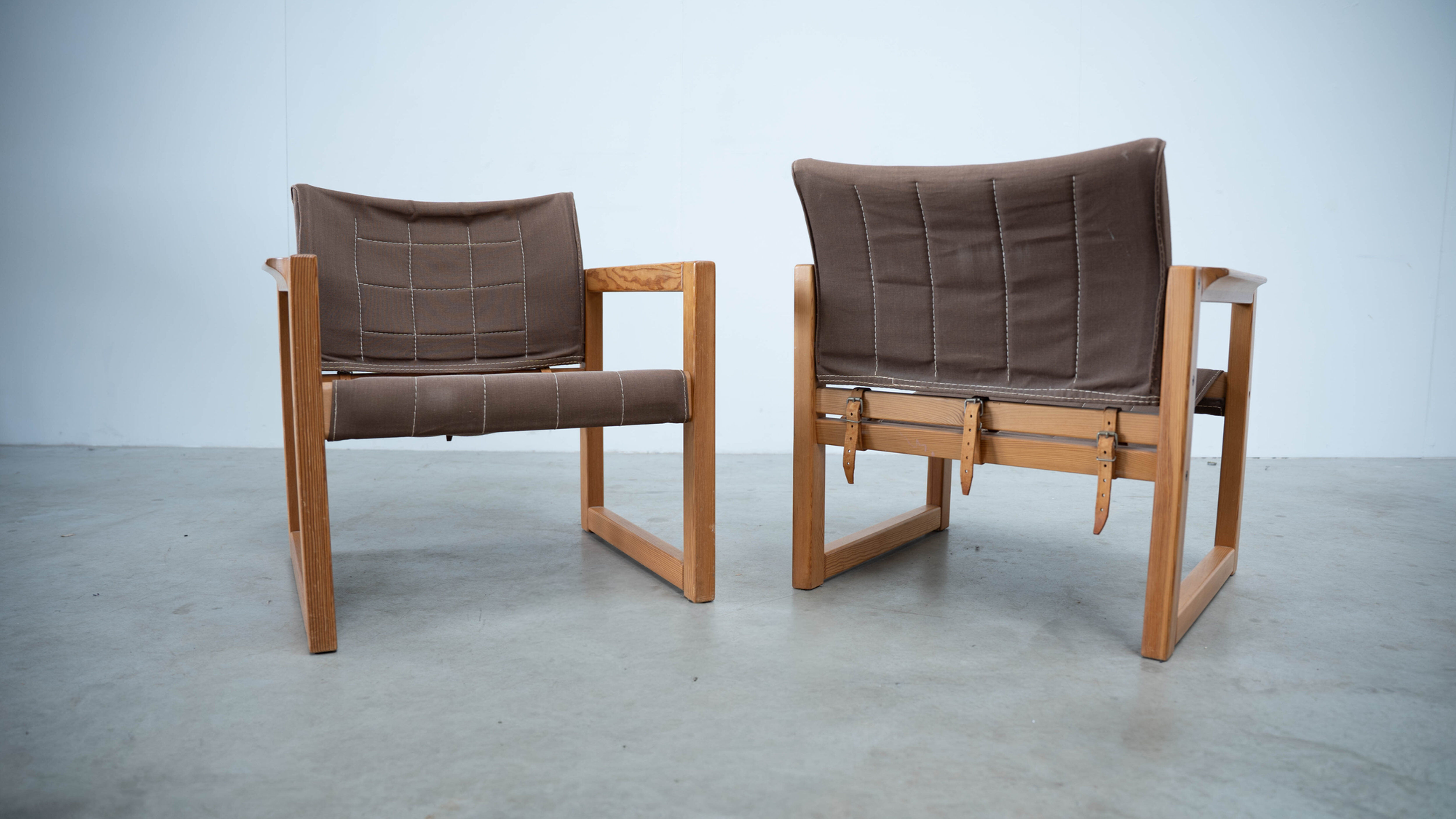 Ensemble de deux fauteuils lounge Diana par Karin Möbring pour Ikea