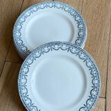 Lot 6 Plates Iron Earth