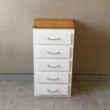 Vintage solid oak kitchen counter