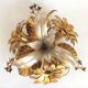 Gold metal wall lamp