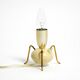 Beautiful very rare original Mid Century Modern brass tripod table lamp
