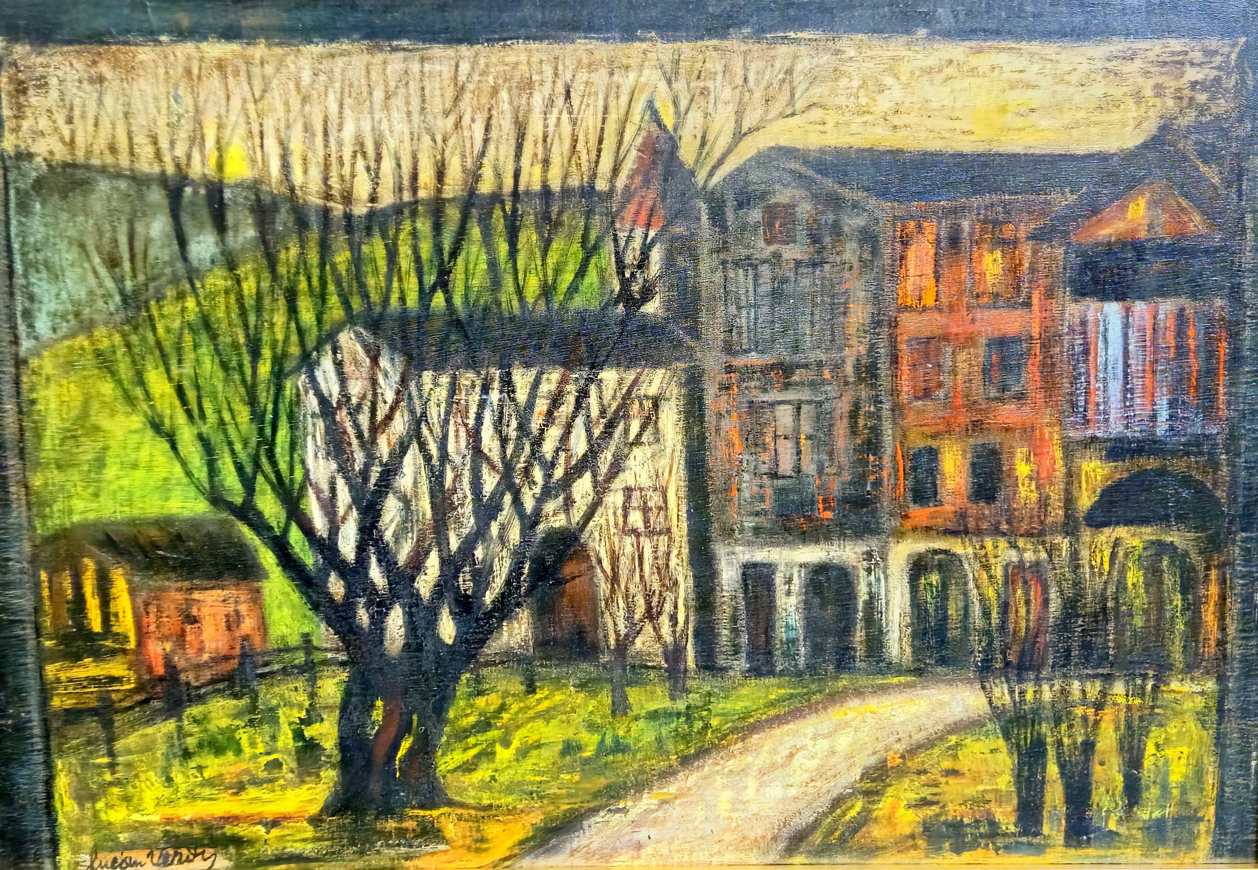 Lucien verdi title: the sage – val d'hérens (switzerland) oil on panel