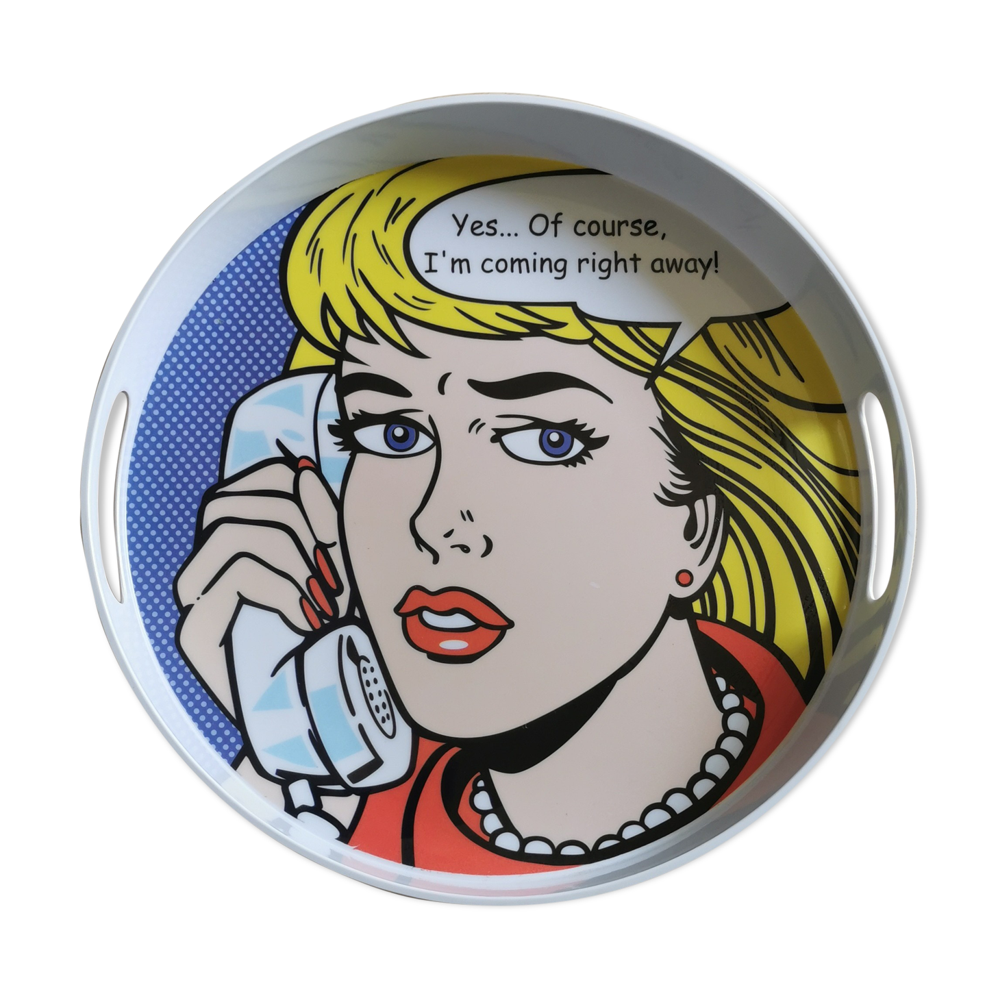 Pop art tray