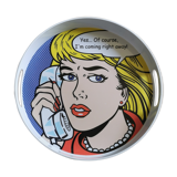 Pop art tray