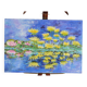 Oil on canvas water lilies