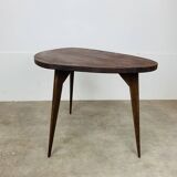 50s tripod coffee table with compass legs