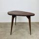 50s tripod coffee table with compass legs