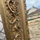 Large gilded sculpted Louis-Philippe mirror, mercury 104x77cm