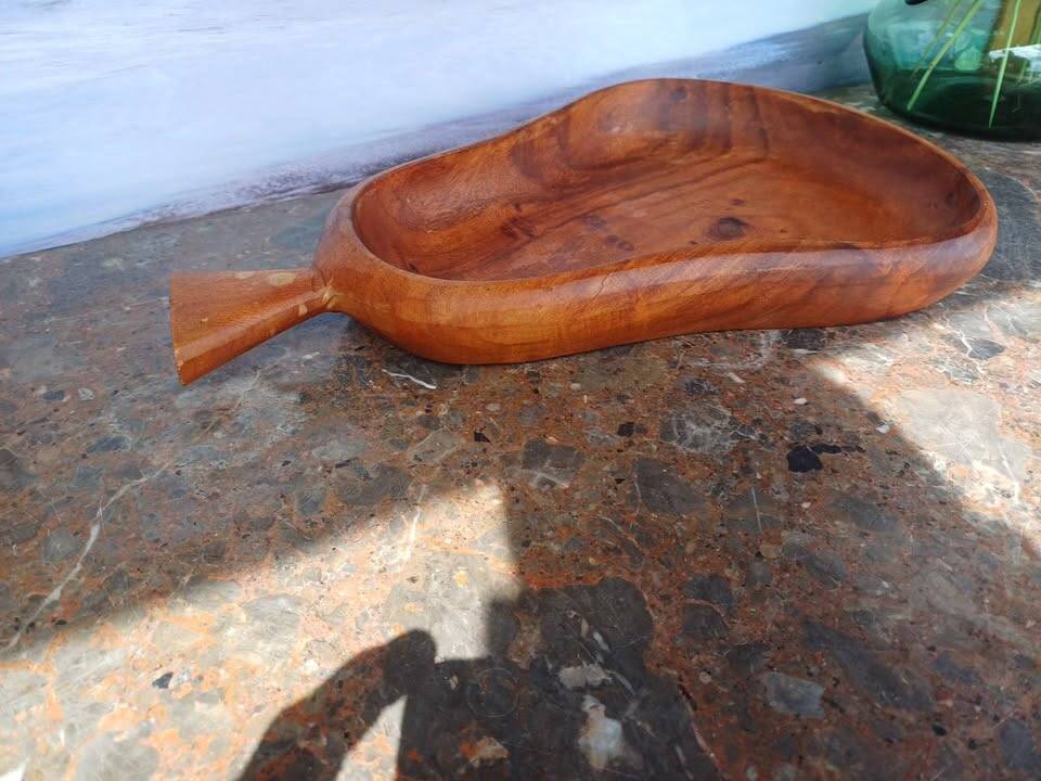 Teak fruit or aperitif basket