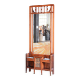 Art Deco Dressing Mirror in Palisander attributed to J.F.M. Hoffmann, Czech, 1910s