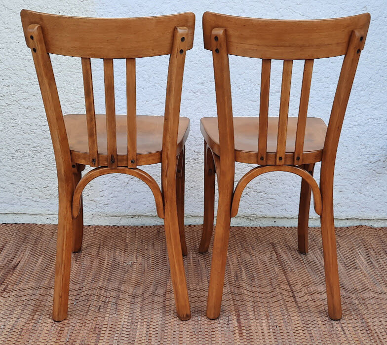 Set of Baumann bistro chairs