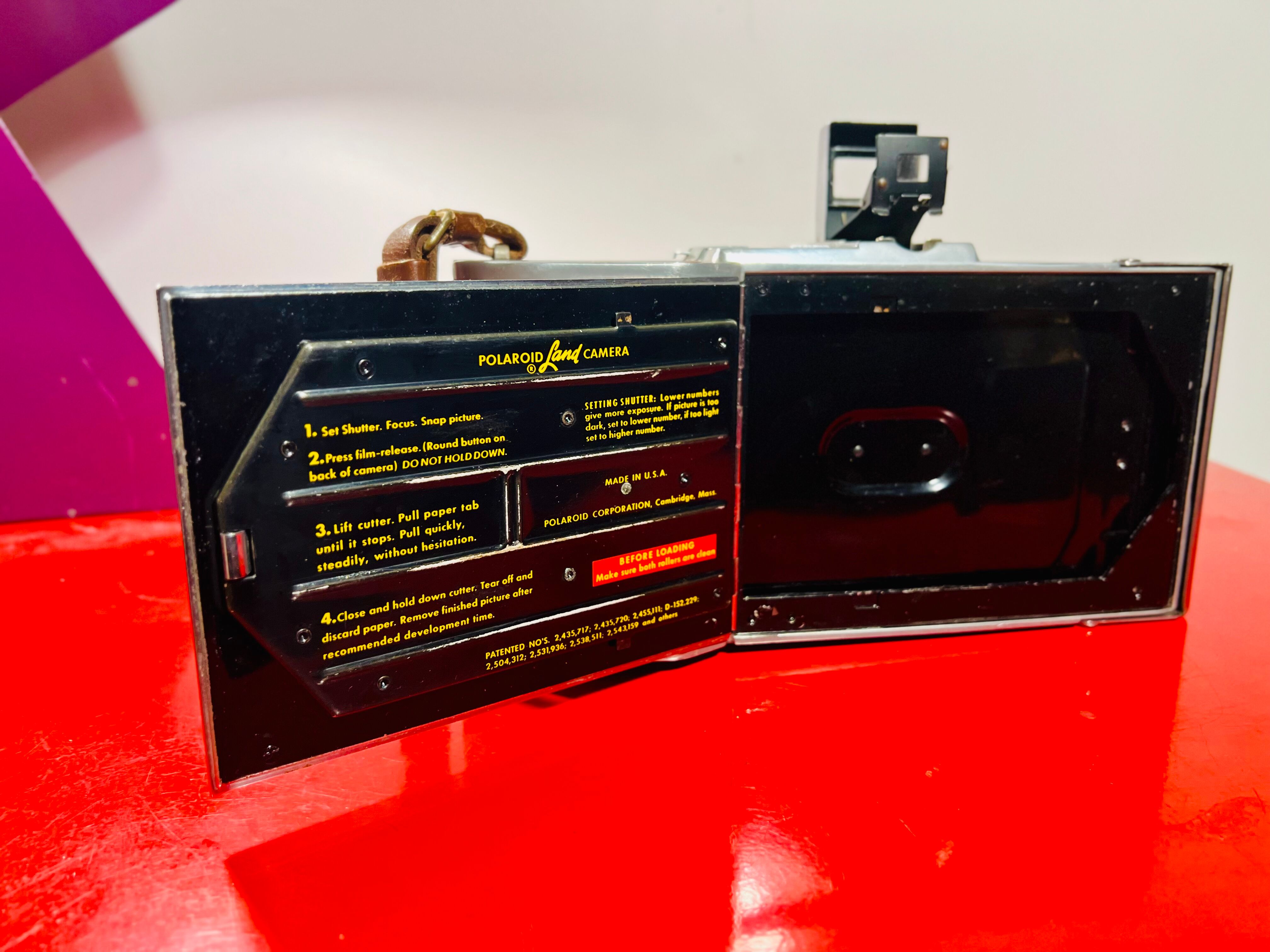Polaroid land camera model 95