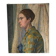 Profile of a woman, oil on canvas signed Henry Portal.