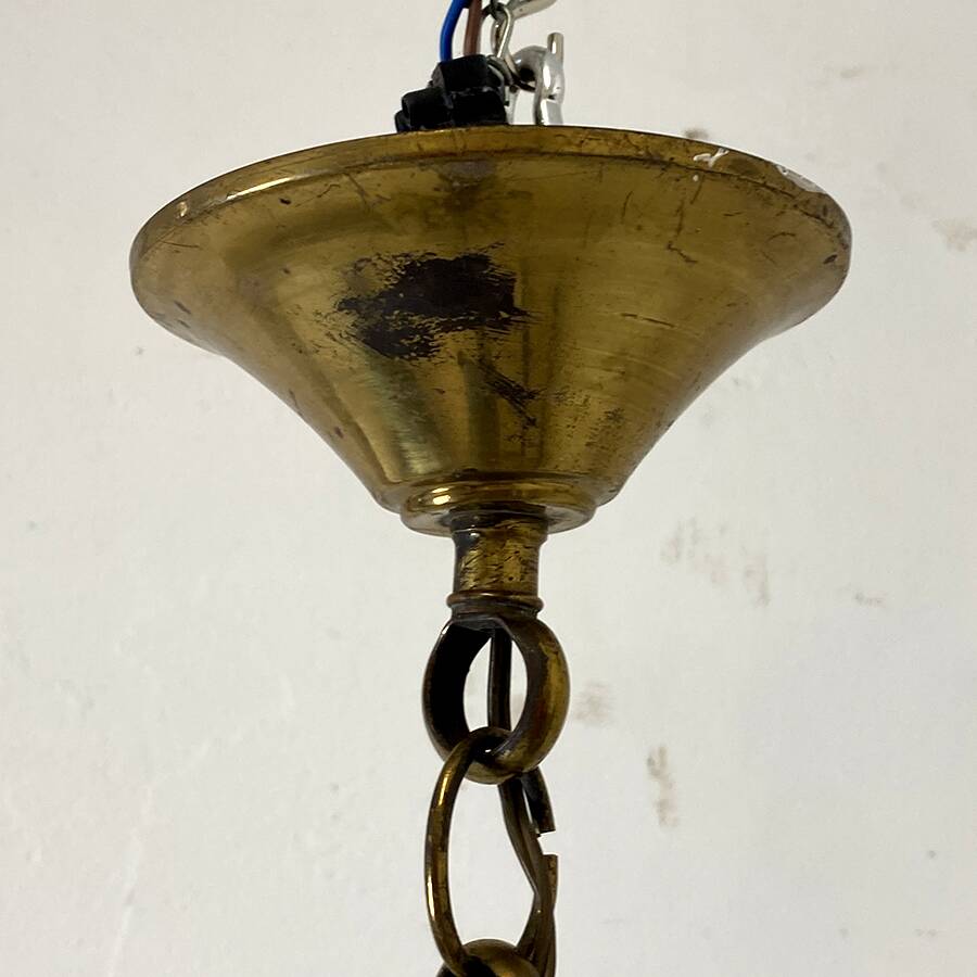 Early 20th century chandelier in bohemian crystal