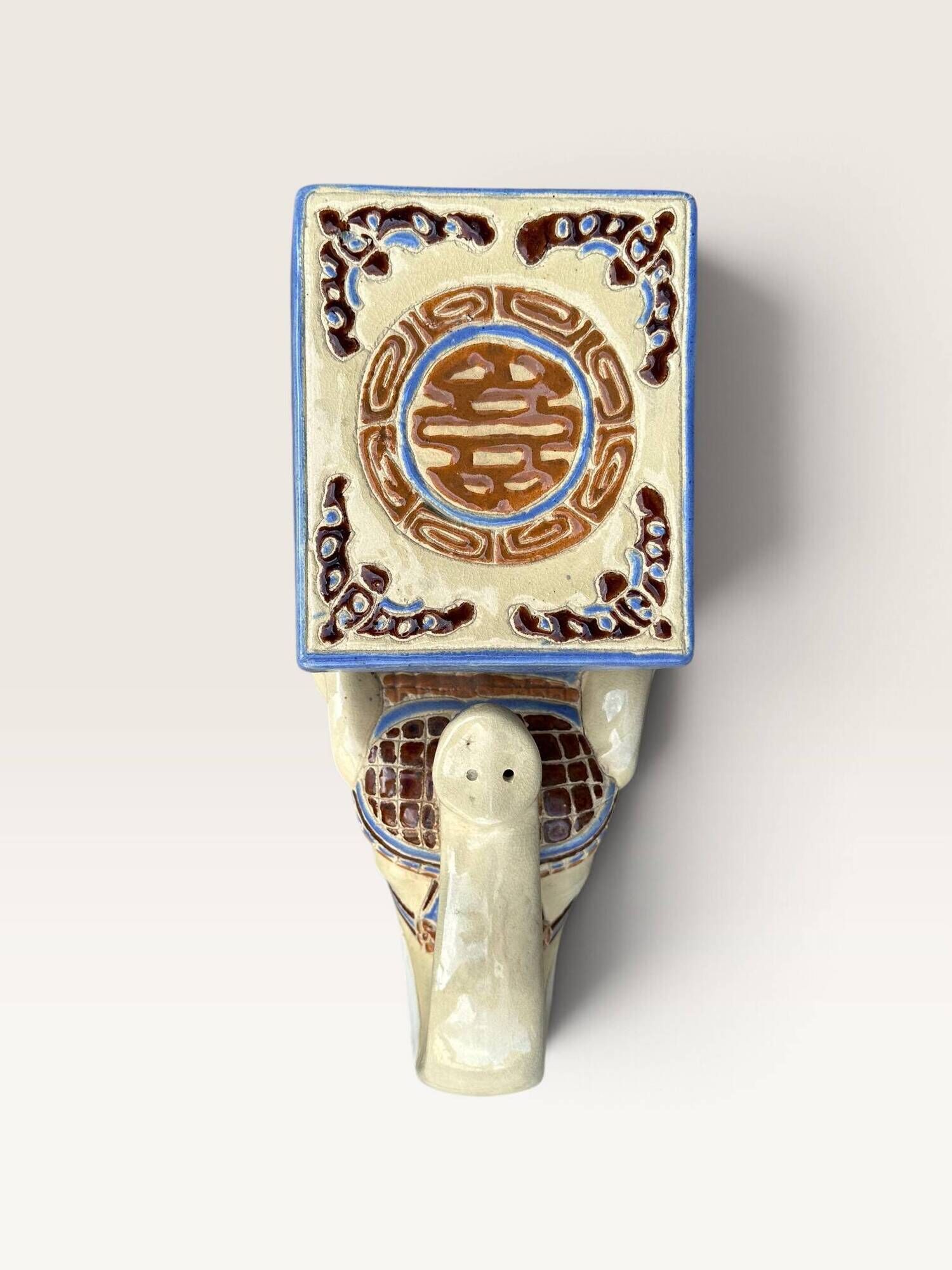 Elephant ceramic side table