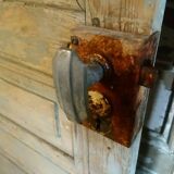 Stripped pine door