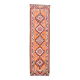 3x10 Kilim Soft Orange Decorative Hall Kilim Rug, 84x304Cm