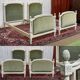 Pair of Louis XVI style beech beds