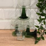 Set of 4 glasses of white wine from Alsace