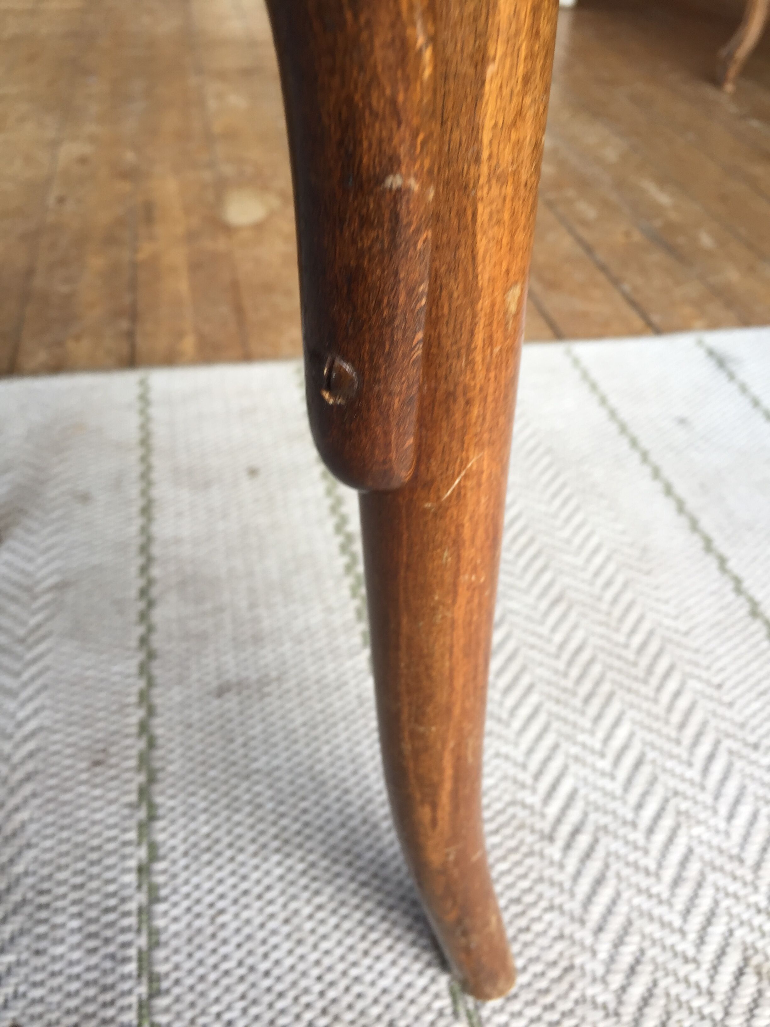 Trio of vintage bistro chairs 60