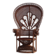 Fauteuil “Emmanuelle” (Peacock chair) en rotin, XXe siècle
