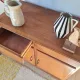 Art Deco buffet from the 1950s in oak and herringbone.