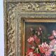 Bouquet of roses, oil on framed panel