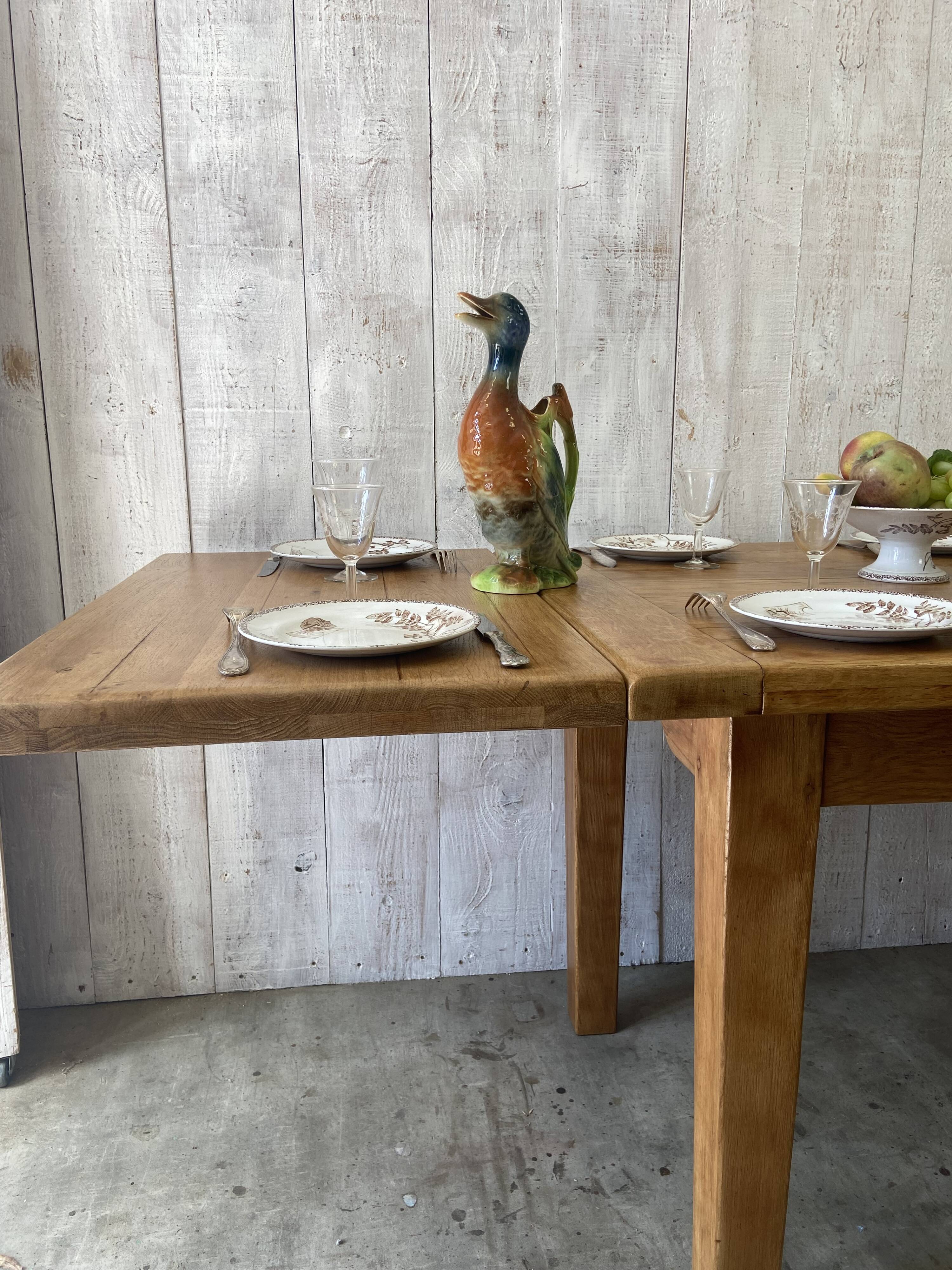 Table de ferme 180/280x80cm