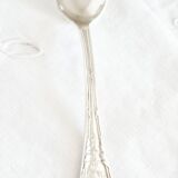 Dessert spoons, silver teaspoons, "white metal"