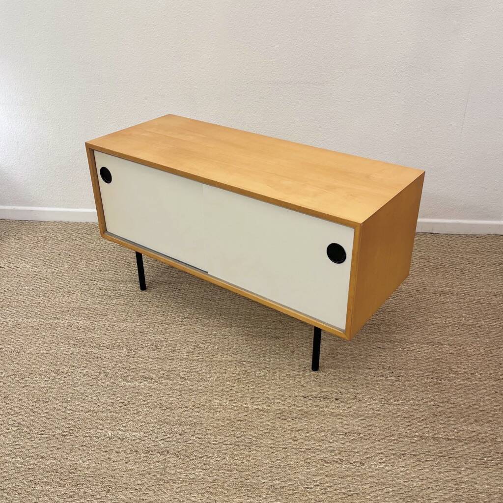 Kurt Thut small cabinet with sliding doors Switzerland 1950s
