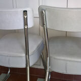 Industrial office chairs pair