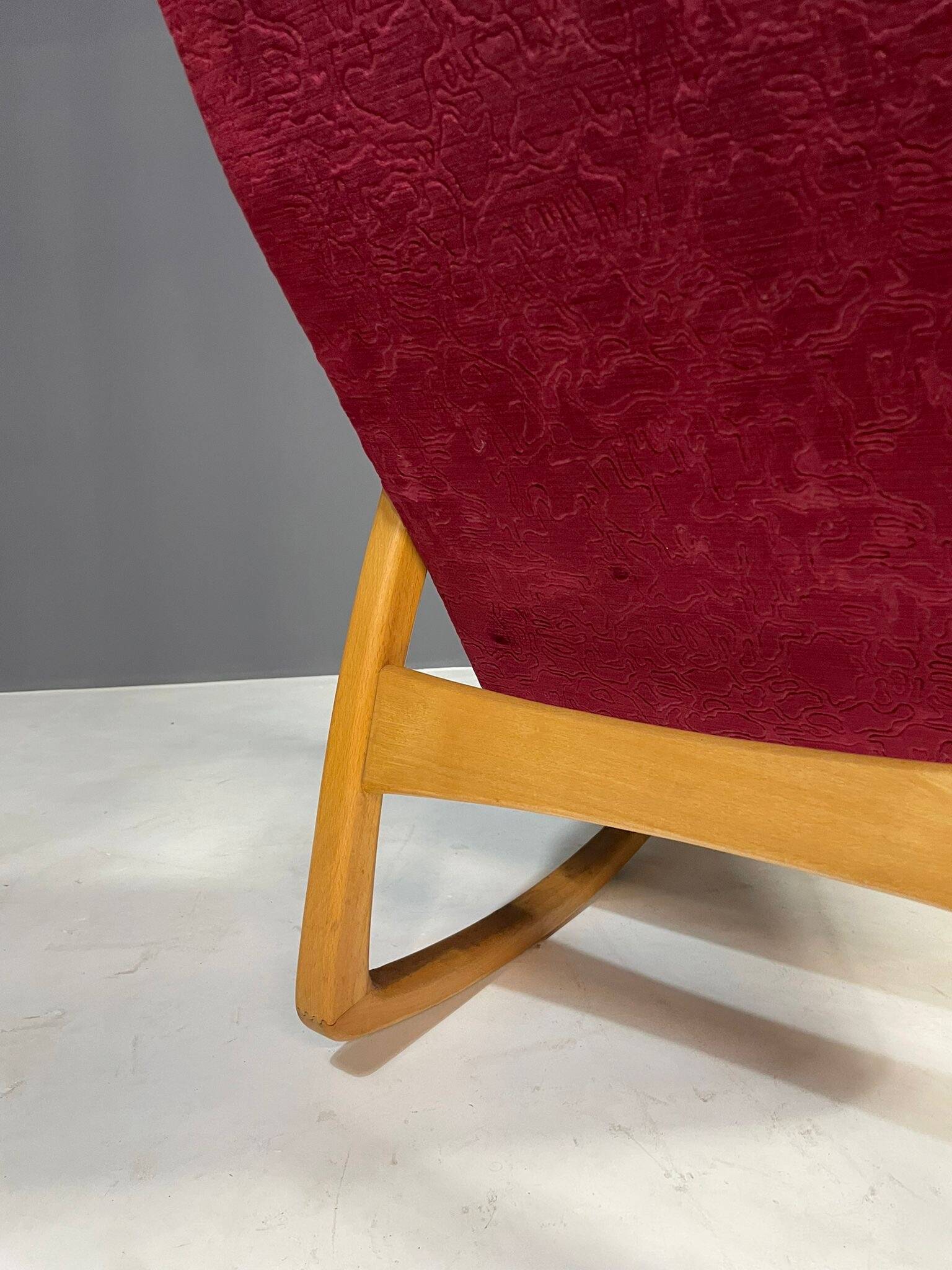 Mid-Century Bentwood Rocking Chair by TON, Czechoslovakia, 1960s