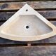 Stone corner sink