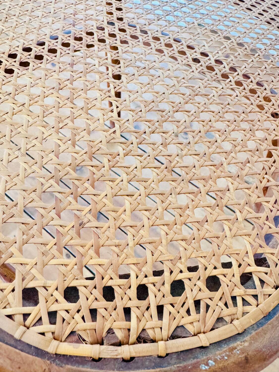 1900 curved wood armchair