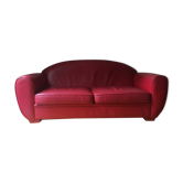Sofa Hugues Chevalier red hermes