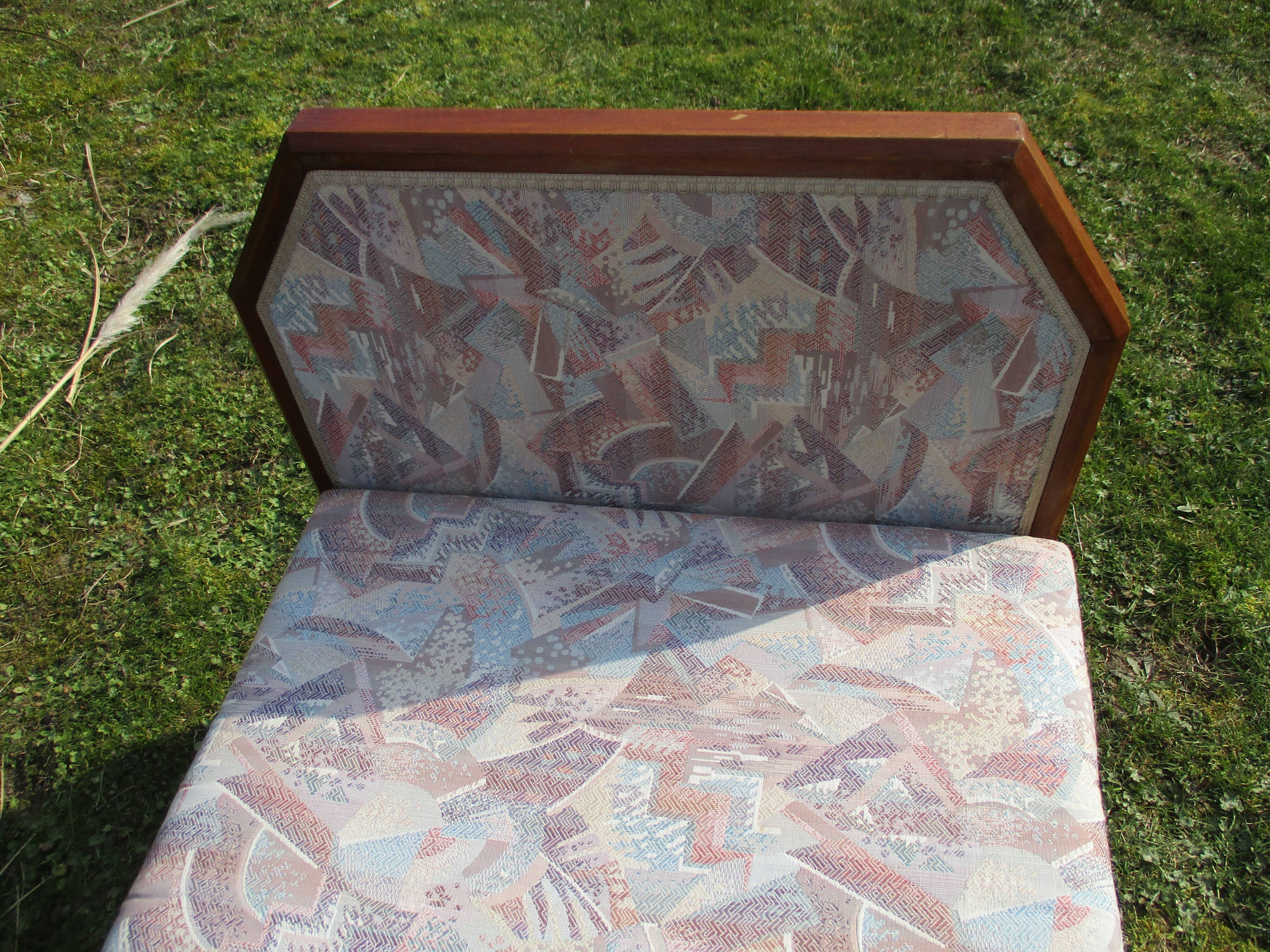 Antique Art Deco sofa bed