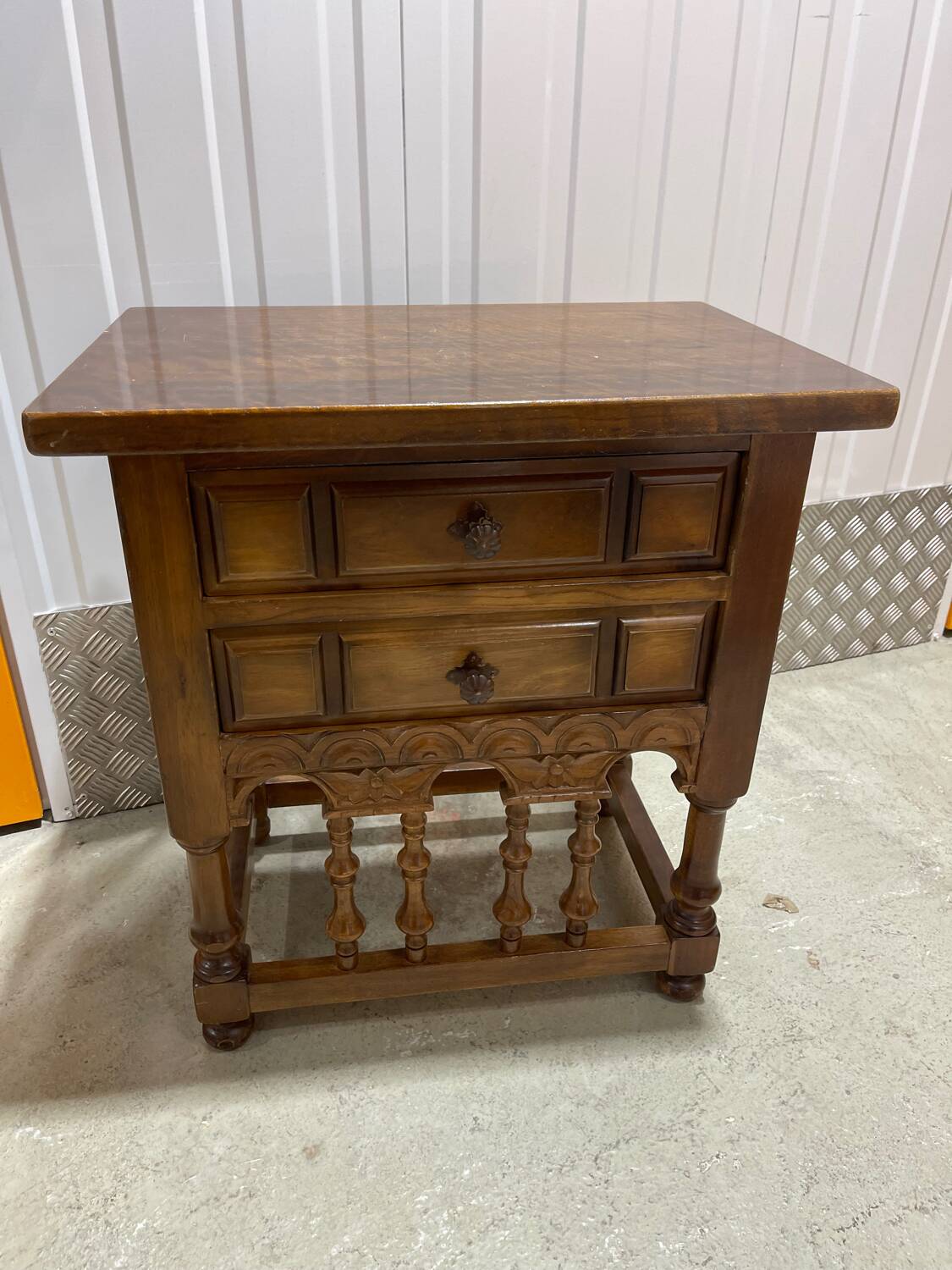 Pair of bedside tables, side tables, Spain, 20th century