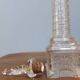 Vendôme column perfume bottle in moulded glass, 19th century.