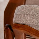 Restored teak armchair by Arne Vodder for Glostrup Møbelfabrik