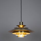 Lampe à suspension vintage danoise Verona par Kurt Wiborg, Jeka, années 1980